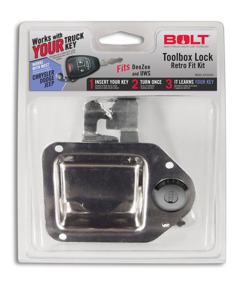 BOLT 7022699 Tool Box Latch Retrofit Kit for Dodge Vehicles - Image 2